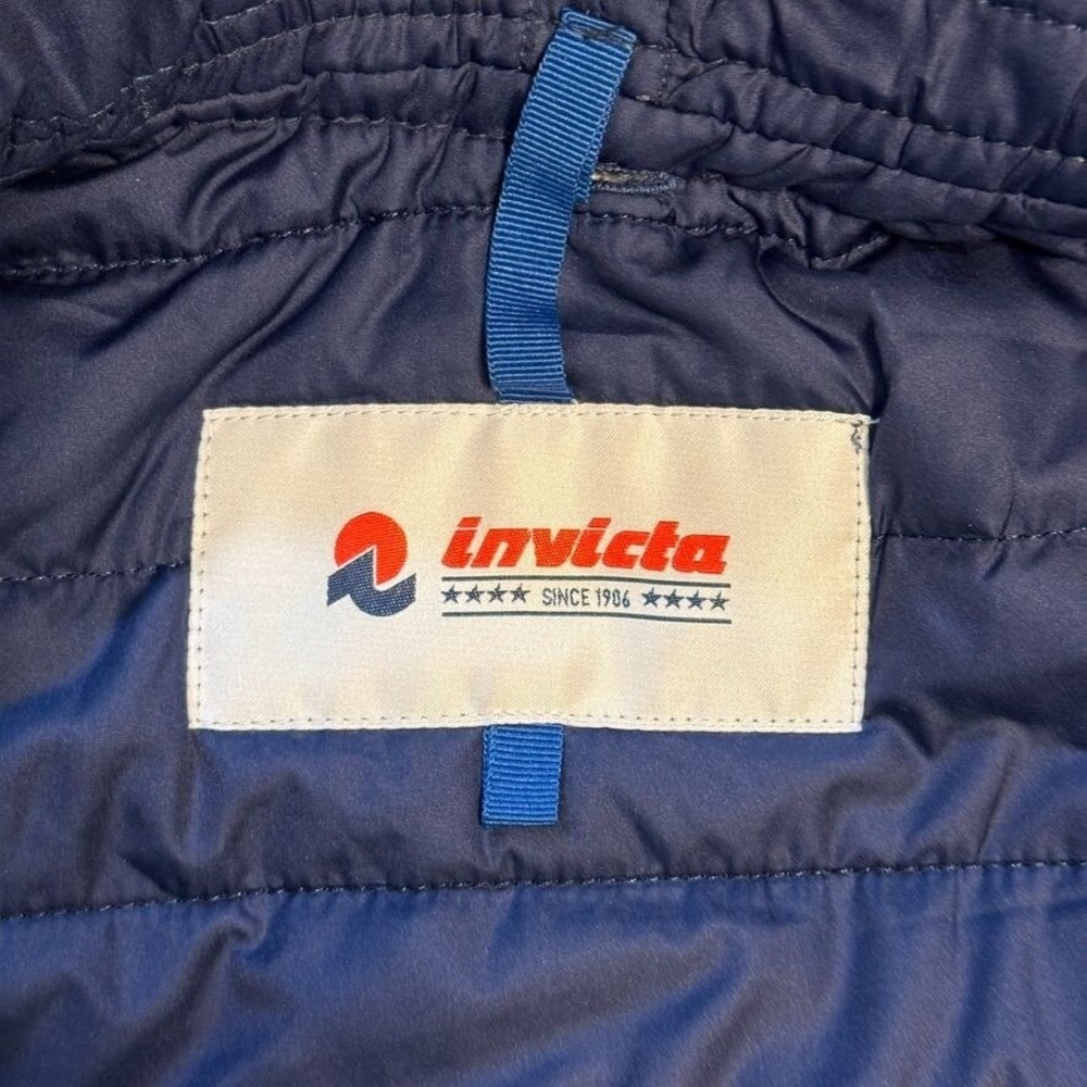 Invicta Italy Waterproof Hooded Jacket Women‎ Med Gray Blue Quilted Lining *FLAW - Picture 13 of 16